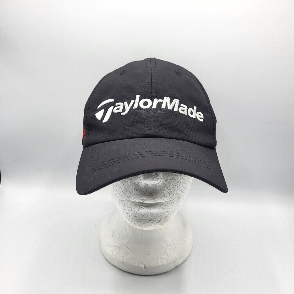 TaylorMade Hat Mens One Size Black White Aero Burner R15 Embroidered Golf Cap
